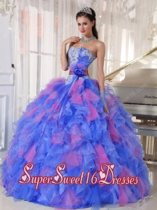 Sweetheart Cheap Sweet Sixteen Dressess with Appliques and Ruffles