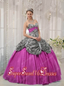 Pretty Grey and Red Sweetheart Quinceanera Dresses with Ruffles