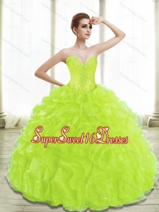 Spring Green Military Ball Dresses with Appliques