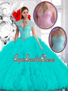 Perfect 2016 Ball Gown Sweet 16 Dresses with Ruffles