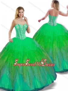 Classical Floor Length Quinceanera Dresses with Sweetheart