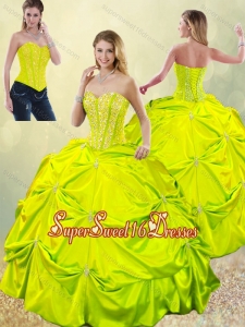 Exclusive Beading and Detachable Quinceanera Dresses for Spring