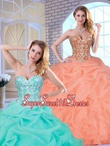 Elegant Sweet 16 and Ruffles Quinceanera Gowns with Lace Up