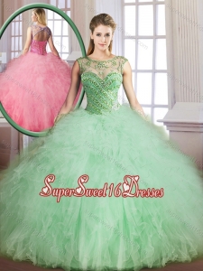 Pretty Classical Sweetheart Quinceanera Gowns with Beading and Ruffles