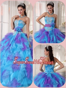 Spring Perfect Ball Gown Floor Length Appliques Quinceanera Dresses