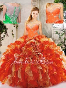 Popular Beading Sweet 16 Dresses in Multi Color