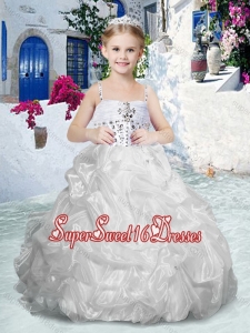 Beautiful Spaghetti Straps Mini Quinceanera Dresses with Beading and Bubles