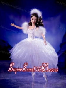 Tulle Beading Ball Gown Barbie Doll Dress