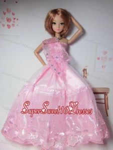 New Arrival Red Dress with Tulle Made to Fit the Barbie Doll