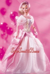 The Most Amazing Pink Dress with Sequin Made to Fit the Barbie Doll
