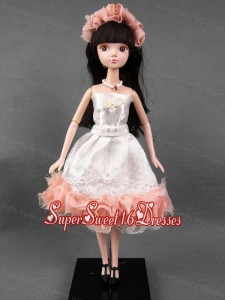 The Most Amazing WhiteTulle Party Dress with Made to Fit the Barbie Doll