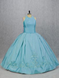 Sleeveless Embroidery Quinceanera Dress