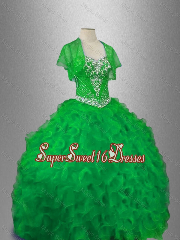 2016 Gorgeous Sweetheart Quinceanera Gowns with Beading