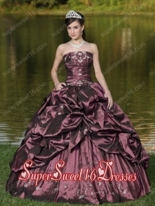 Custom Size Strapless Simple Sweet Sixteen Dresses Beaded Decorate With Rust Red
