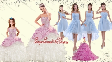 Elegant Multi Color Strapless Hand Made Flower Quinceanera Dress and Ruching Pretty Prom Dresses and Ruffles Straps Little Girl Dress