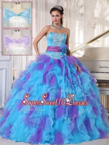 Fall Classical Strapless Beading and Appliques Quinceanera Gowns