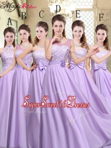 Hot Sale Empire Lavender 2016 Quinceanera Dama Dresses