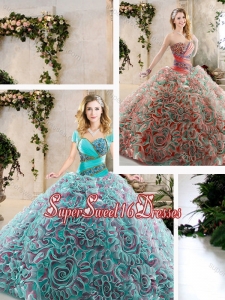Hot Sale Beading and Ruffles Sweet Sixteen Dresses with Sweetheart