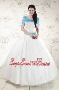 Custom Made White Quinceanera Dresses with Appliques