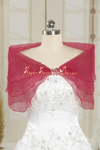 2014 New Style Beading Coral Red Shawls